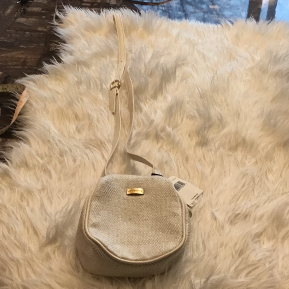 NWT white shoulder/cross body bag